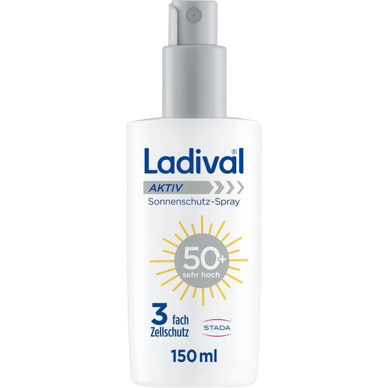 Ladival Aktiv Sonnenschutz-Spray LSF 50+ – Für Sport & Outdoor, wasserfest