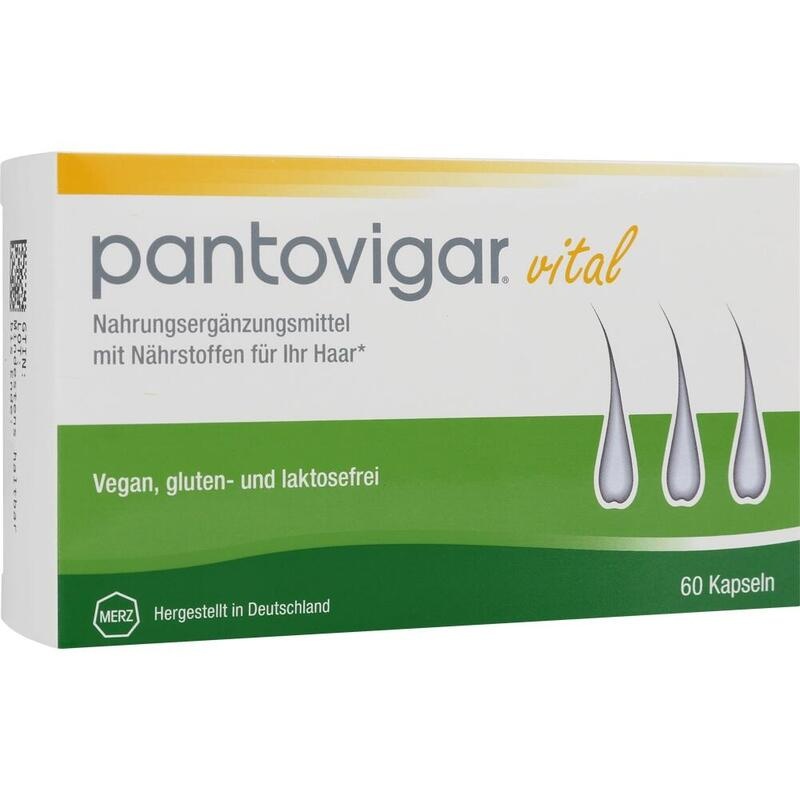 PANTOVIGAR vital Kapseln mit Nährstoffen für Haare