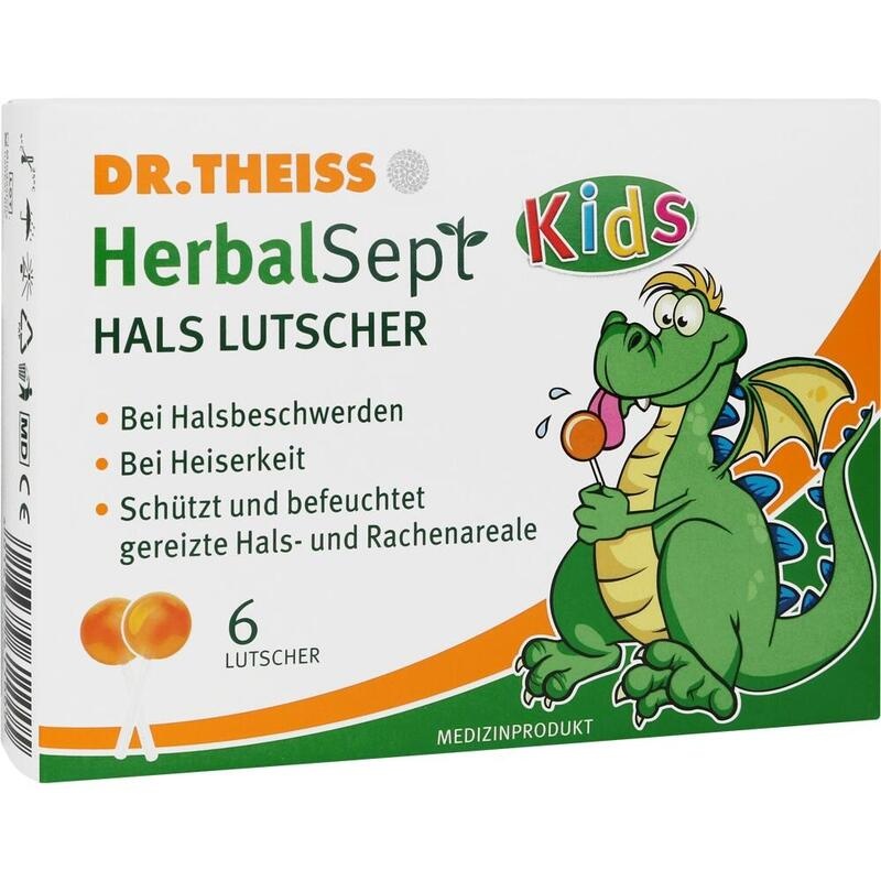 DR.THEISS HerbalSept Hals Lutscher Kids