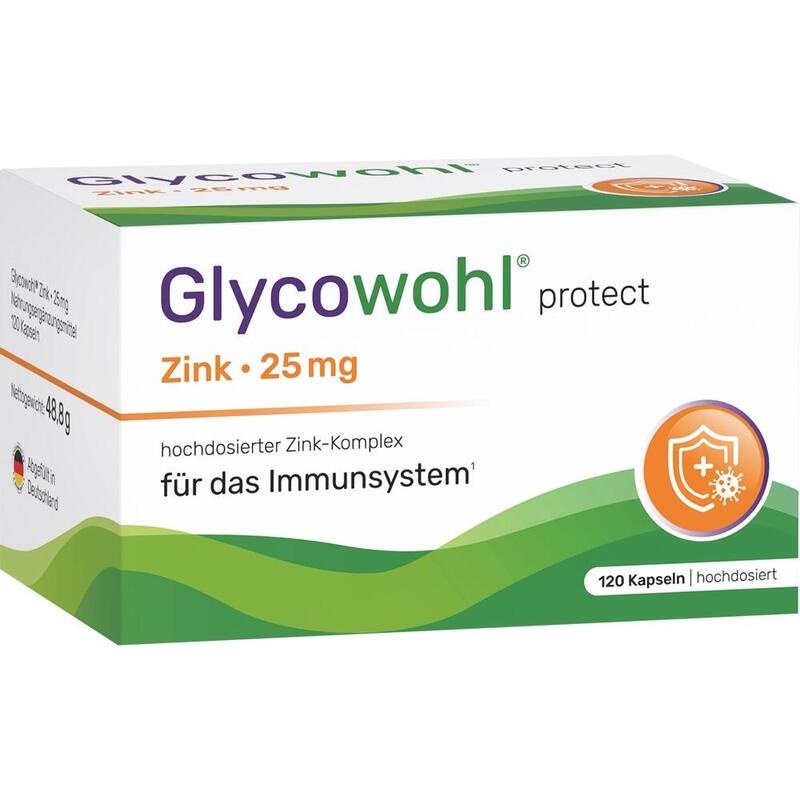 GLYCOWOHL Zink-Komplex 25 mg hochdosierte Kapseln