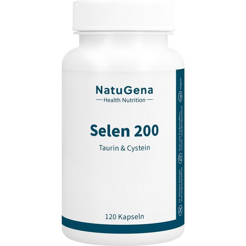 SELEN 200+Taurin+L-Cystein vegan Kapseln