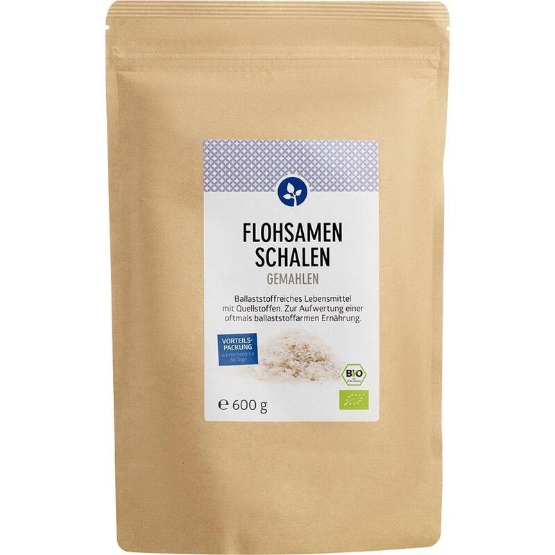 FLOHSAMENSCHALEN gemahlen Bio Pulver