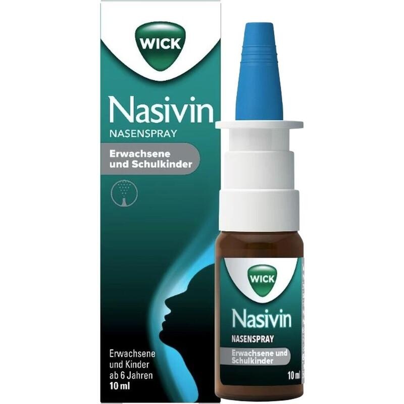 Nasivin Nasenspray für Schulkinder bei verstopfter Nase & Stockschnupfen