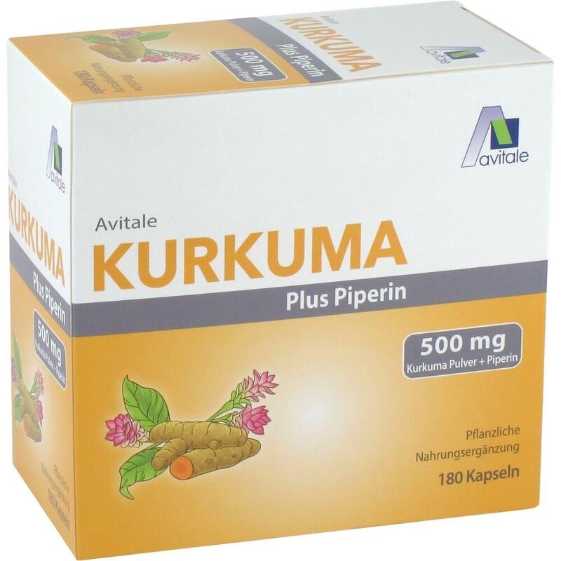 KURKUMA 500 mg+Piperin Kapseln