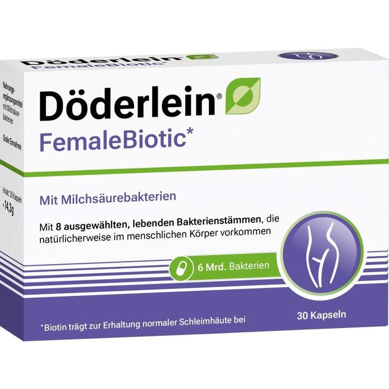 DÖDERLEIN Female Biotic m.Milchsäurebakterien Kps.