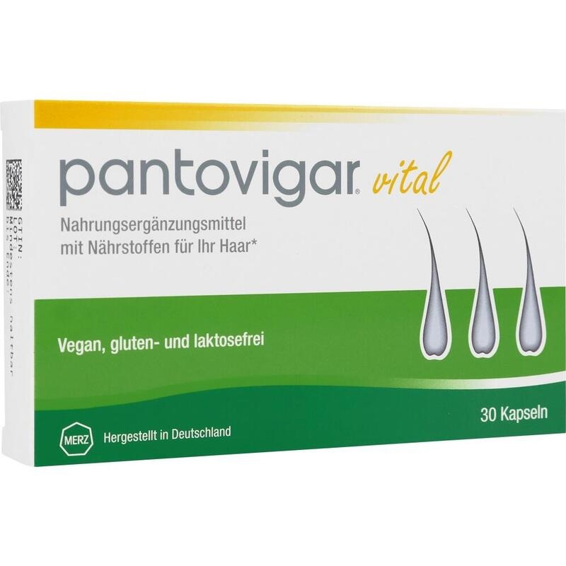 PANTOVIGAR vital Kapseln mit Nährstoffen für Haare