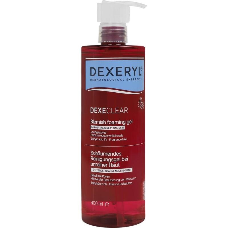 DEXERYL DEXECLEAR Reinig.Gel schäum.unreine Haut