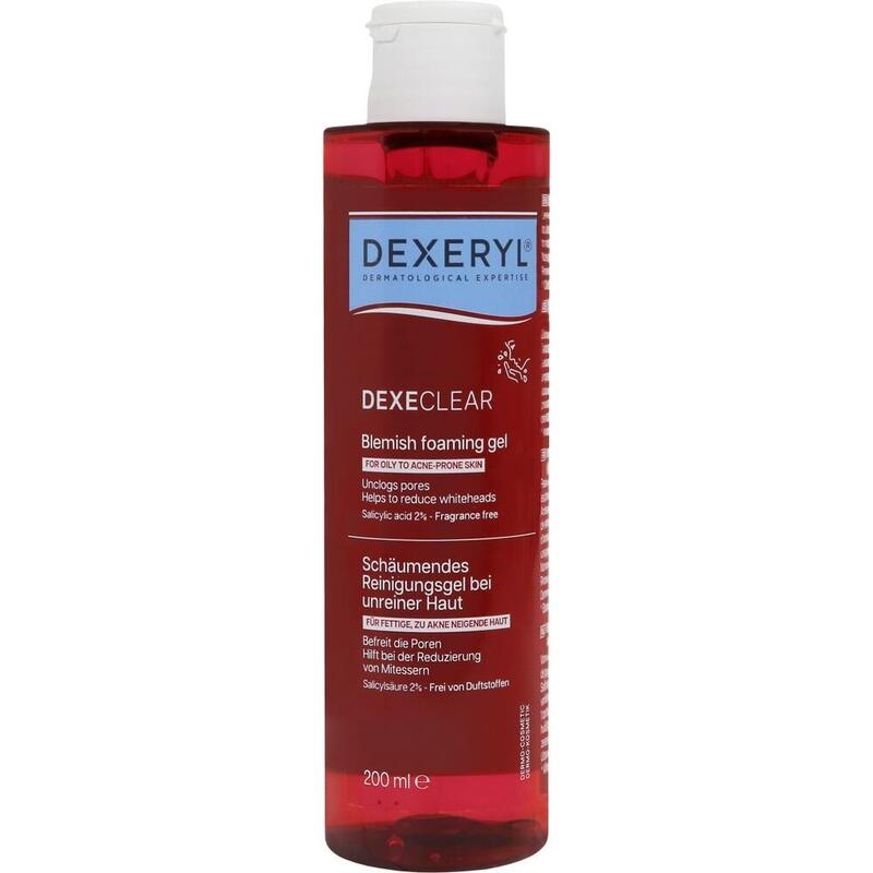DEXERYL DEXECLEAR Reinig.Gel schäum.unreine Haut