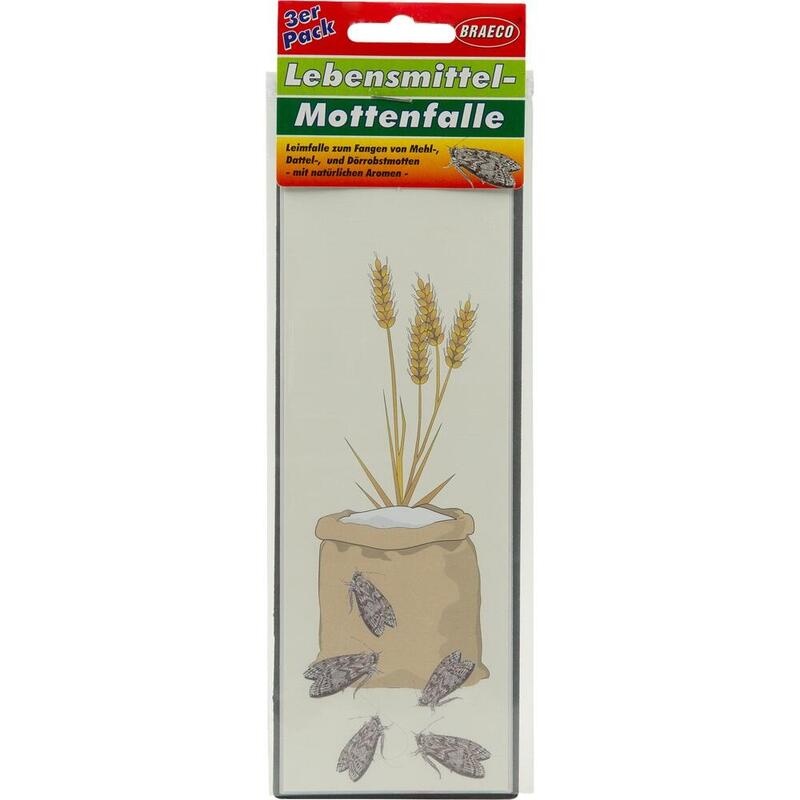 LEBENSMITTEL-MOTTENFALLE zum Kleben