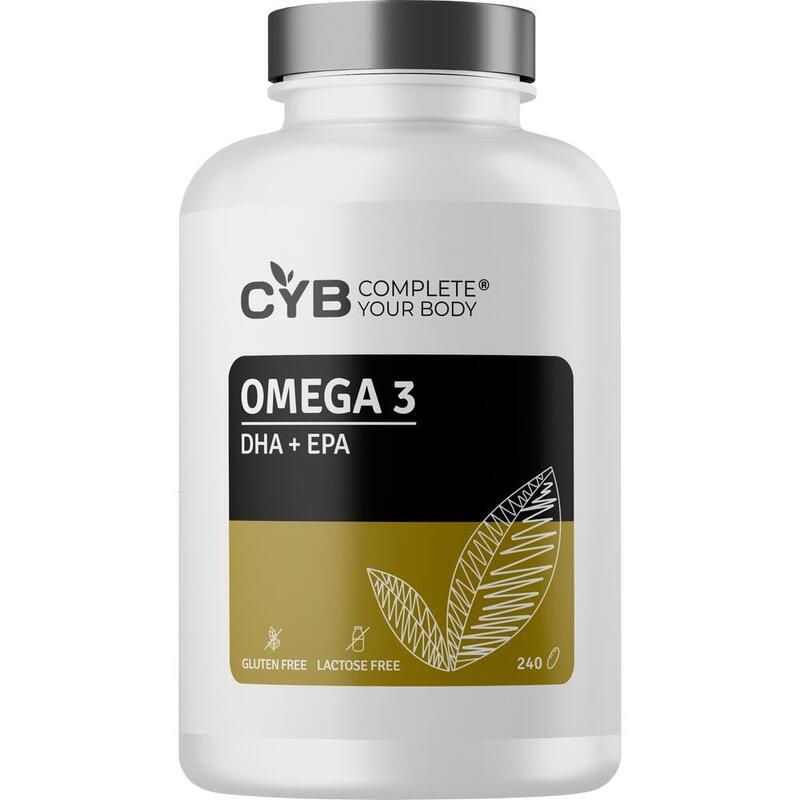 CYB Omega-3 240 mg DHA+360 mg EPA Kapseln