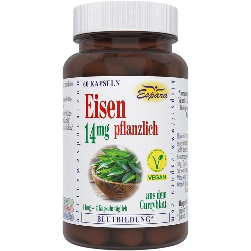 EISEN 14 mg pflanzlich Kapseln