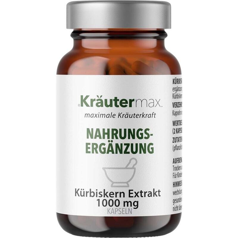 KÜRBISKERN EXTRAKT 1000 mg Kapseln