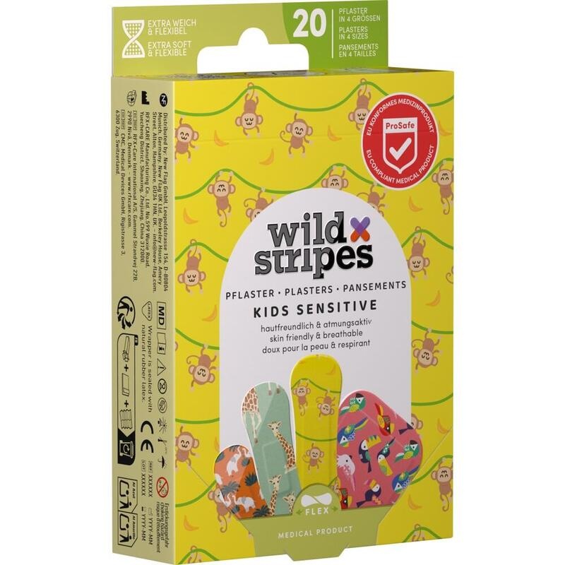 WILD STRIPES Pflaster Kids sensitiv Jungle Vibe