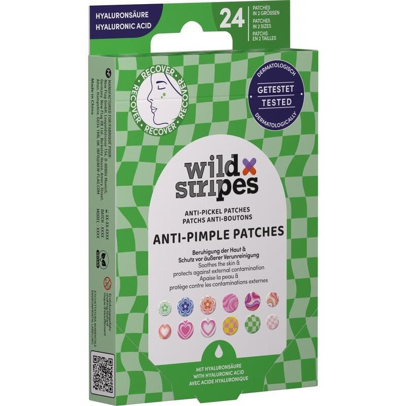 WILD STRIPES Anti-Pickel Patches Groovy Recover