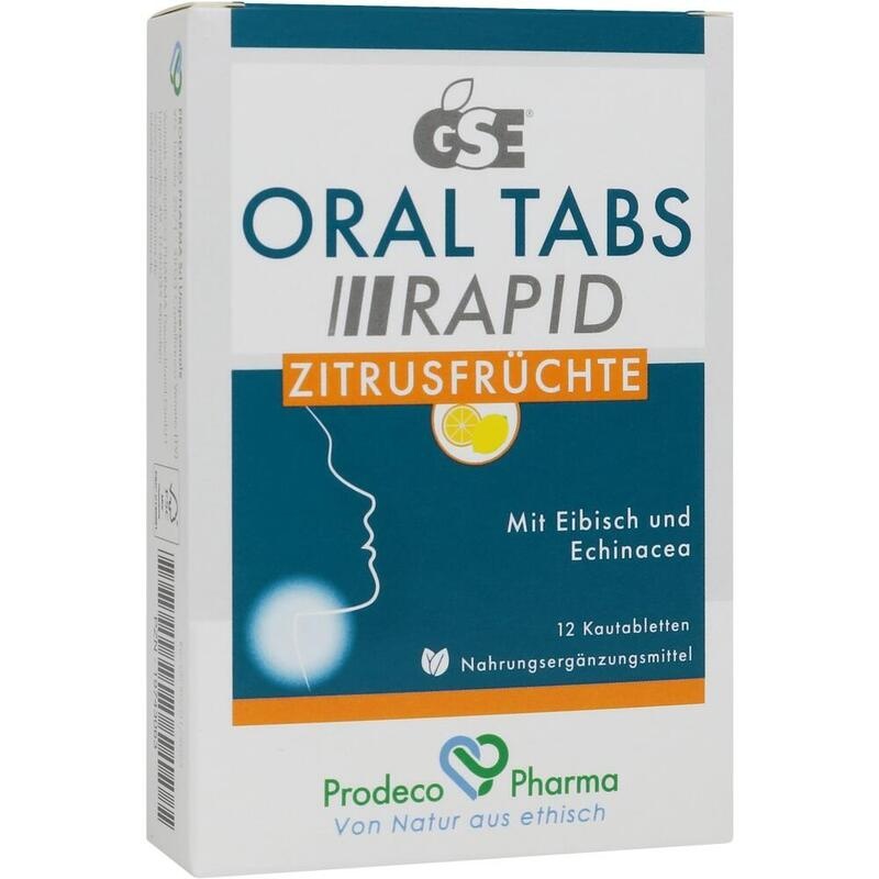 GSE Oral Tabs Rapid Zitrusfrüchte Kautabletten