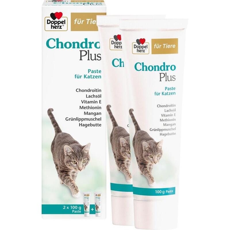 DOPPELHERZ für Tiere Chondro Plus Paste f.Katzen