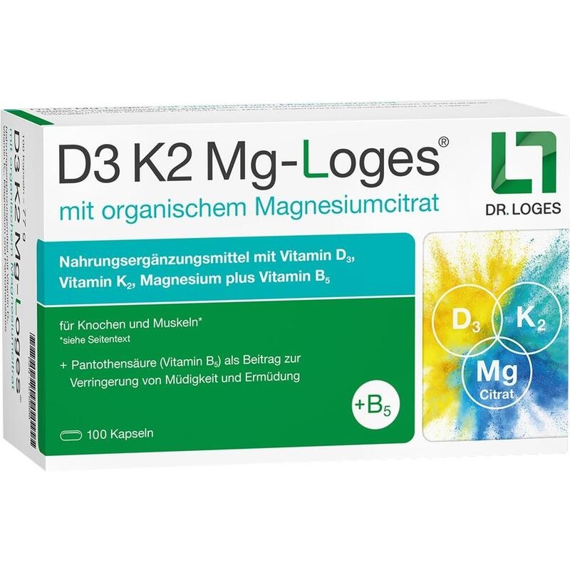 D3 K2 Mg-Loges Kapseln