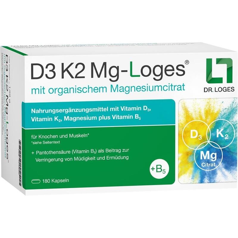 D3 K2 Mg-Loges Kapseln