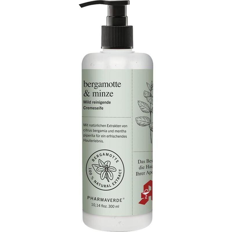 PHARMAVERDE Cremeseife Bergamotte Minze