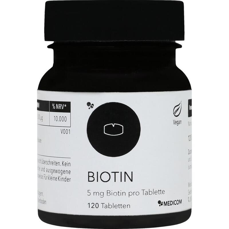 BIOTIN 5 mg Biotin pro Tablette