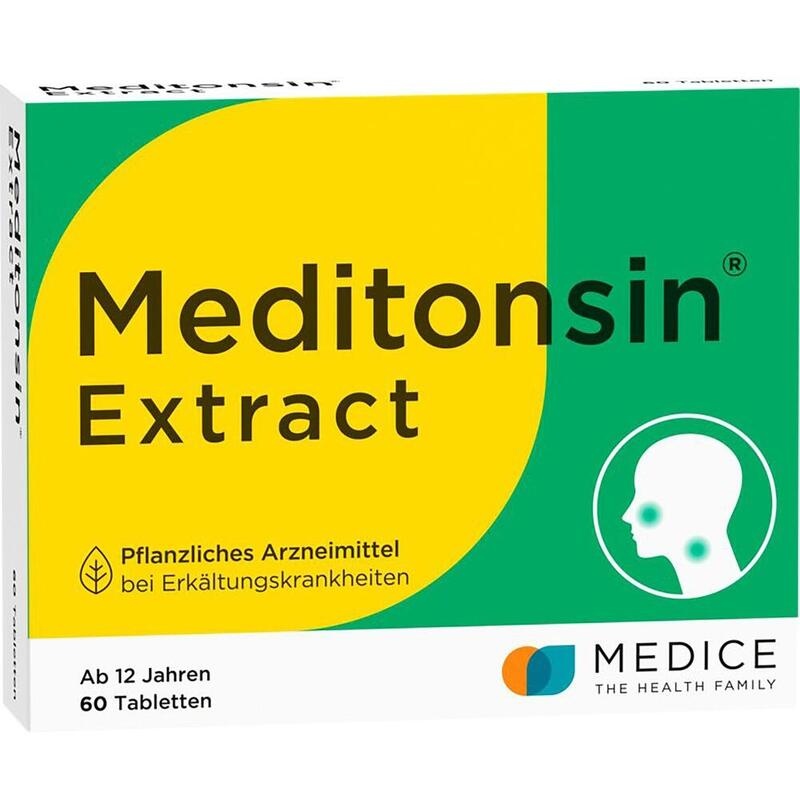 Meditonsin Extract – Pflanzliche Erkältungstabletten - verkürzt Erkältung