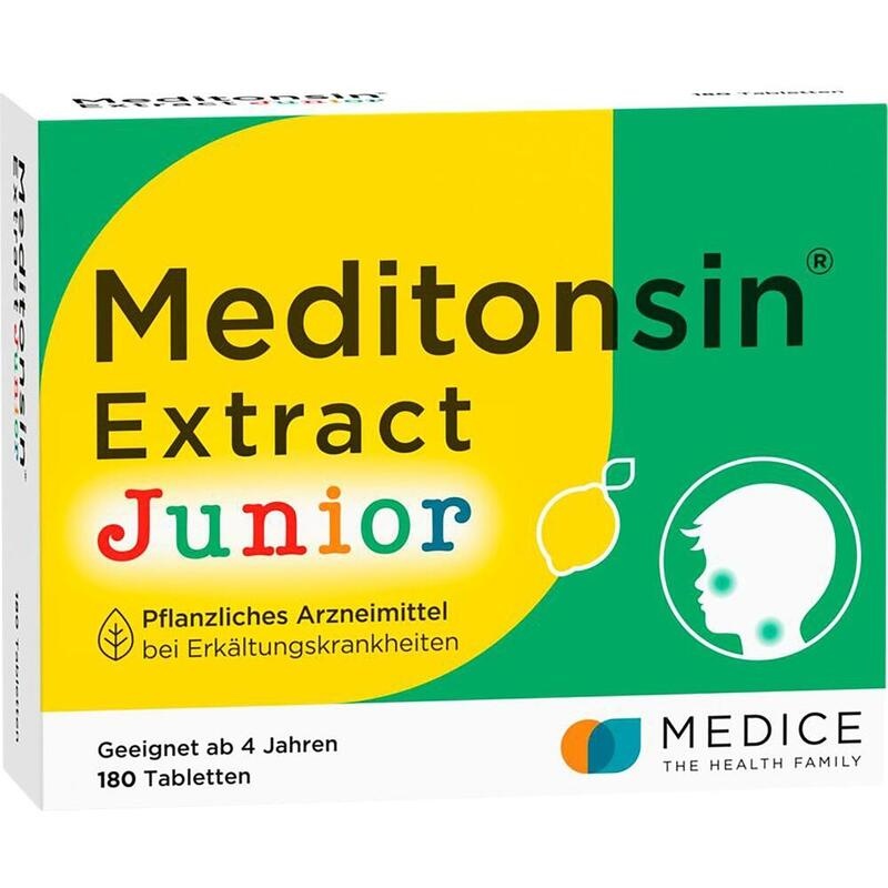 Meditonsin Extract Junior – Verkürzt Erkältung bei Kindern ab 4 Jahren