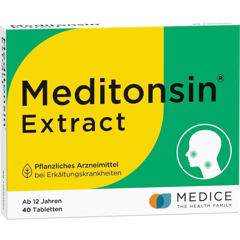 Meditonsin Extract – Pflanzliche Erkältungstabletten - verkürzt Erkältung