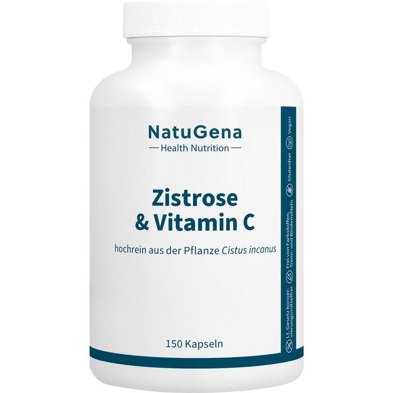 ZISTROSE & VITAMIN C gepuffert vegan Kapseln