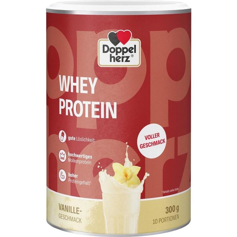 DOPPELHERZ Whey Protein Vanille-Geschmack Pulver
