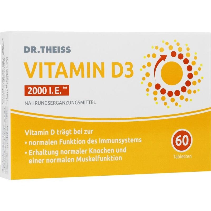 DR.THEISS Vitamin D3 Tabletten 2000 I.E.
