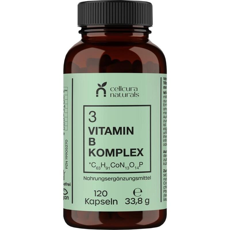 CELLCURA Naturals Vitamin B Komplex vegan Kapseln