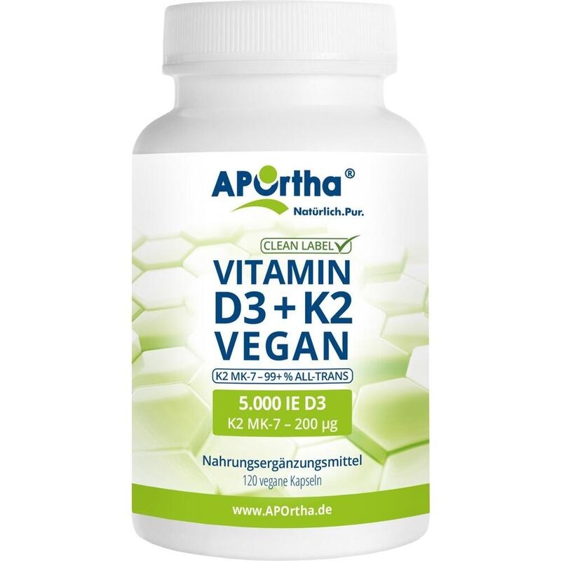 APORTHA D3 5.000 I.E.+K2 MK-7 Cyclo 200 μg veg.Kps