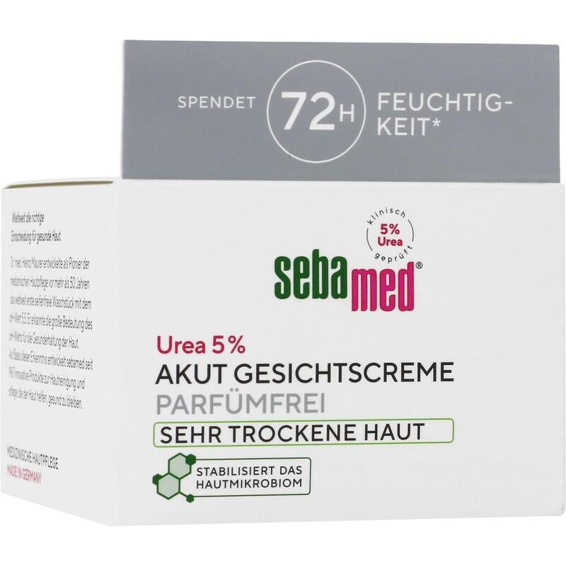 SEBAMED Akut Gesichtscreme Urea 5% parfümfrei