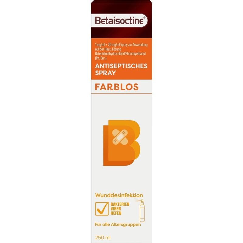 BETAISOCTINE 1 mg/ml + 20 mg/ml Spray z.Anw.a.d.H.