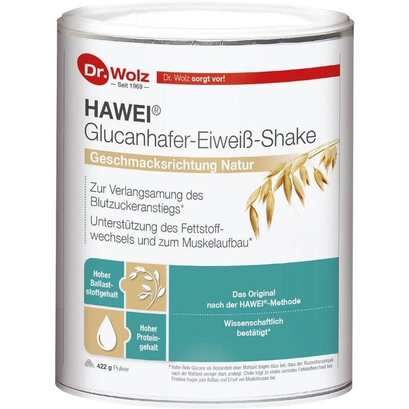 HAWEI Glucanhafer-Eiweiß-Shake natur Pulver