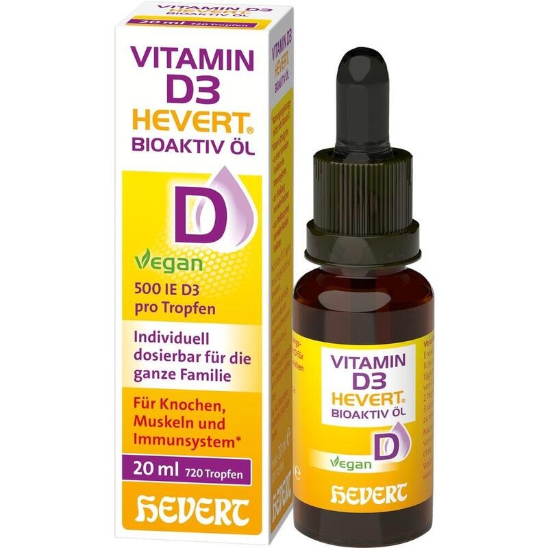 VITAMIN D3 HEVERT Bioaktiv Öl