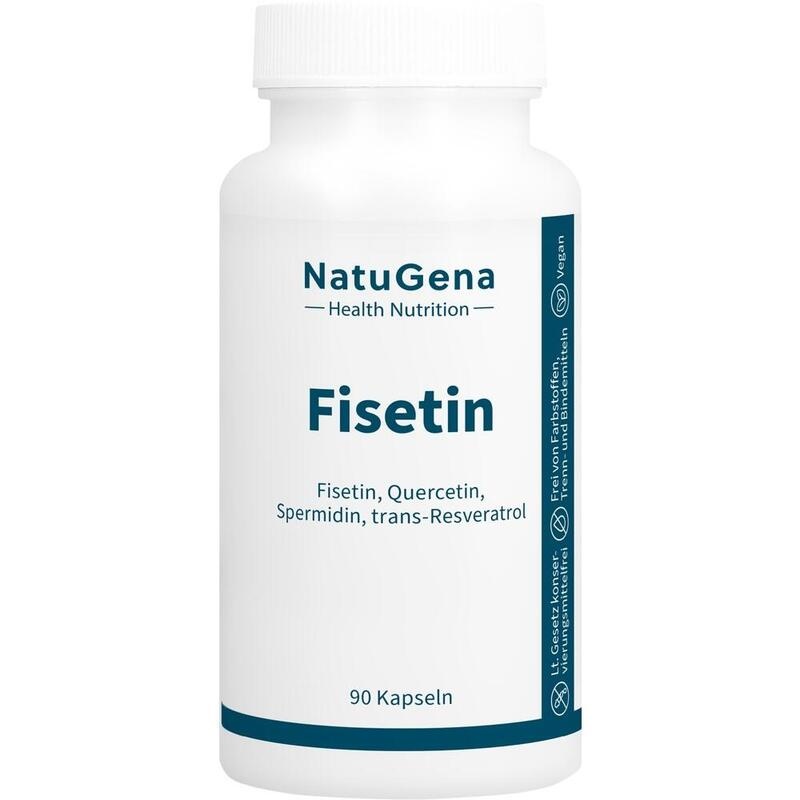 FISETIN+Quercetin+Spermidin+Vitamin B3 vegan Kaps.