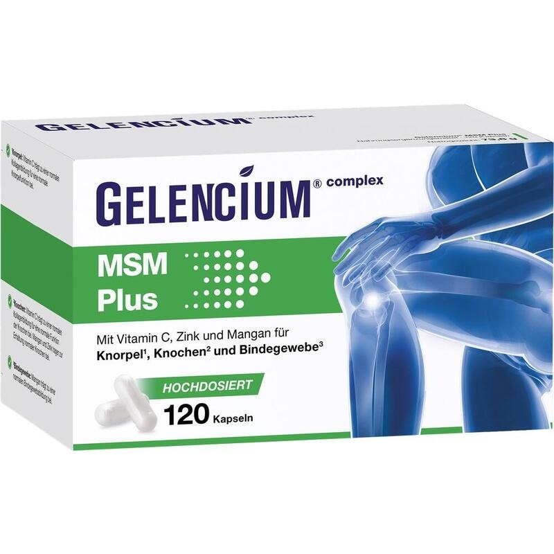 GELENCIUM MSM Plus Kapseln+Vitamin C hochdosiert