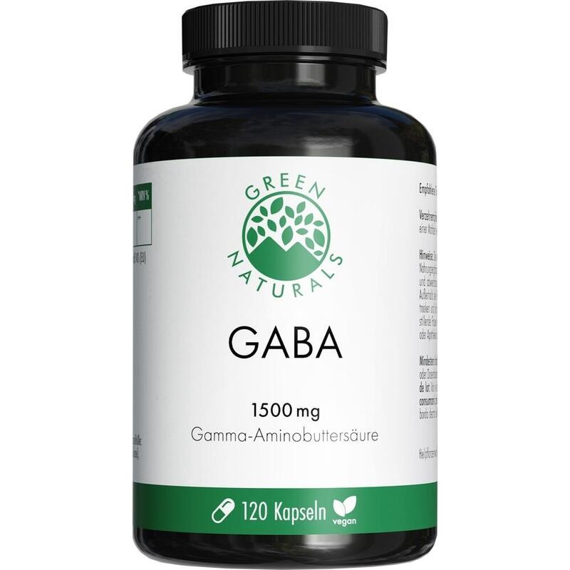 GREEN NATURALS GABA 1500 mg vegan Kapseln