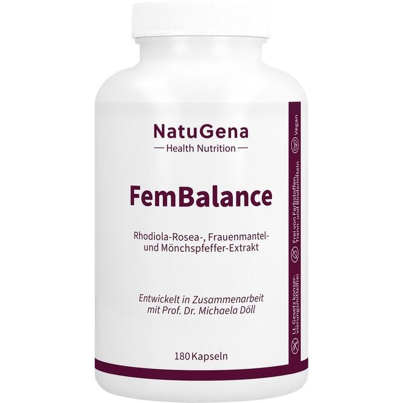 FEMBALANCE Rhodiola rosea+Mönchspfeffer+B6 Kapseln