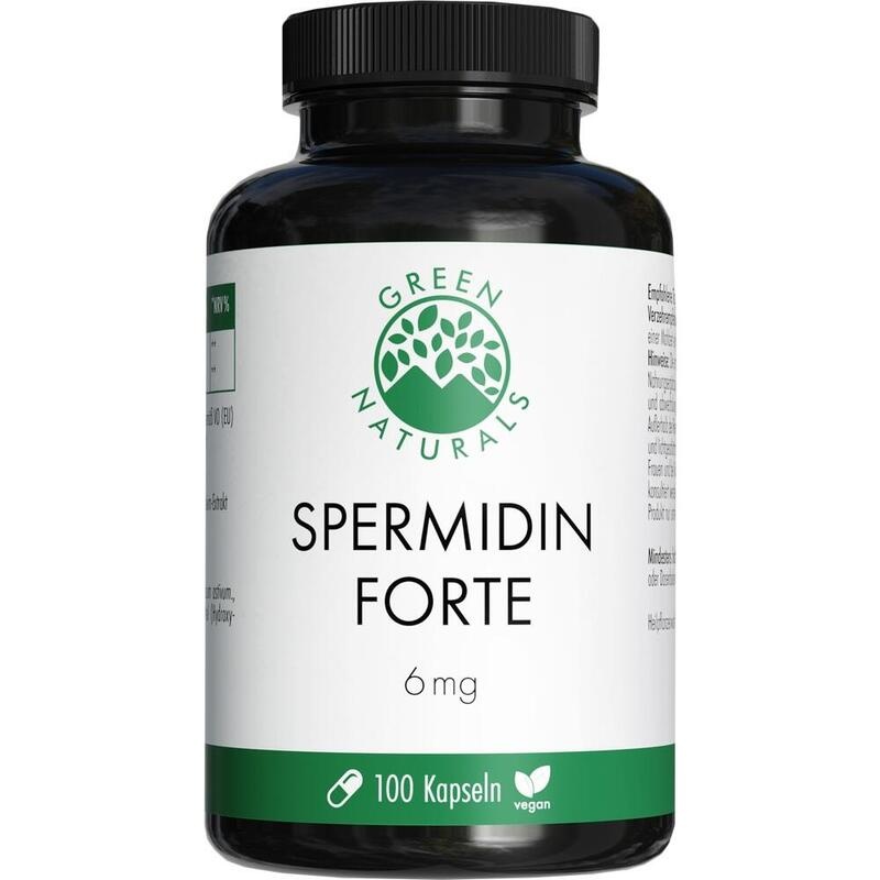 GREEN NATURALS Spermidin Forte 6 mg vegan Kapseln