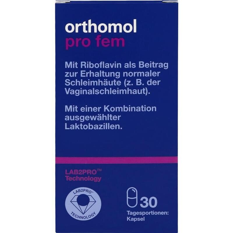 ORTHOMOL pro fem Kapseln