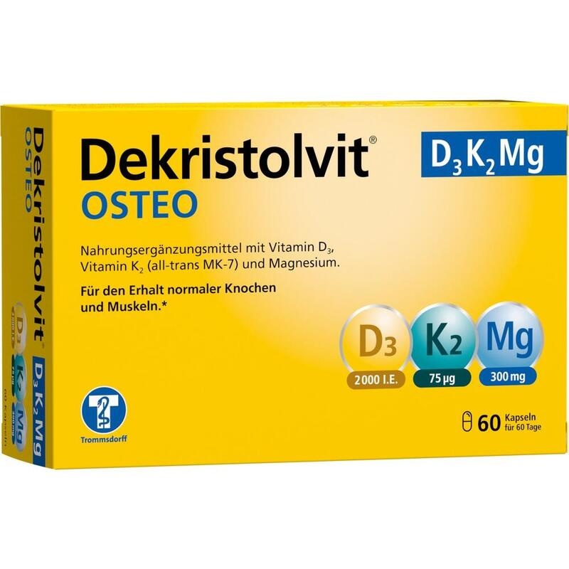 DEKRISTOLVIT OSTEO D3K2Mg Kapseln