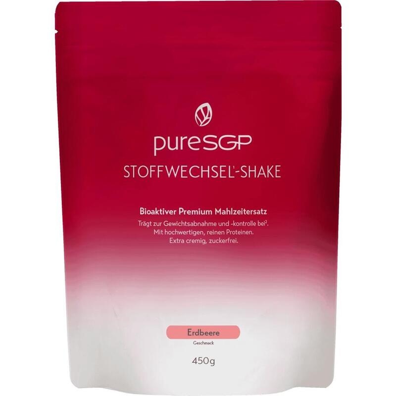 PURESGP Stoffwechsel-Shake Pulver Erdbeere