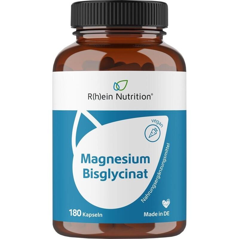 MAGNESIUM BISGLYCINAT hochdosiert vegan Kapseln
