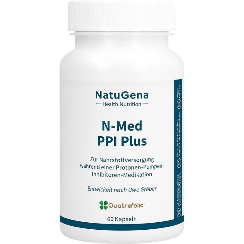 N-MED PPI Plus Vitamin B12+D3+Magnesium Kapseln